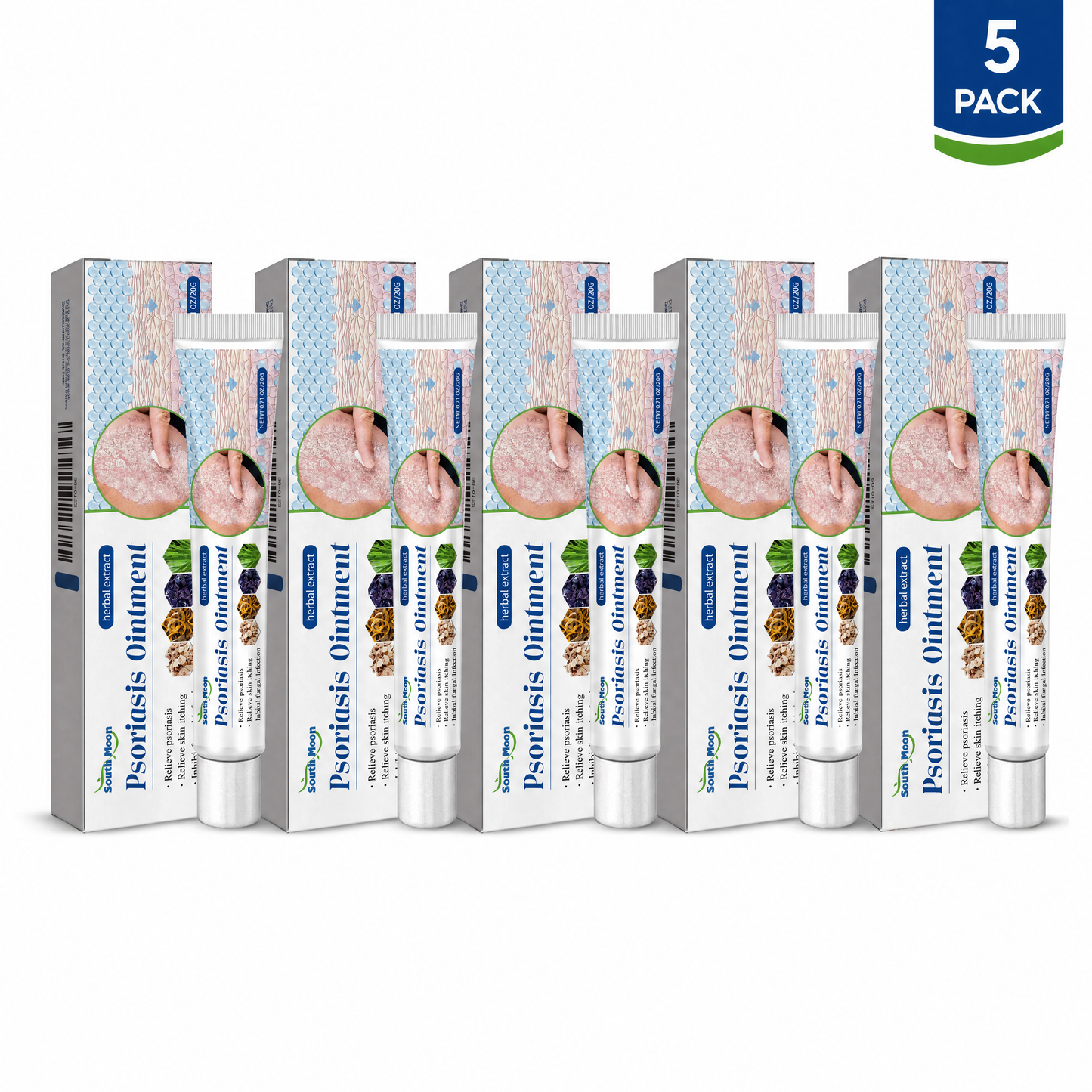 South Moon Sensitive Skin Soothing Care Cream, Natural Botanical Formula, Helps Soothe Dryness, Itching and Redness, Suitable for Daily Sensitive Skin Care, Scalp Care and Skin Moisturizing Repair, Deep Hydration