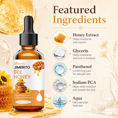 Jimerito Bee Honey Eye Drops – Moisturizing & Soothing Relief for Dry Eyes