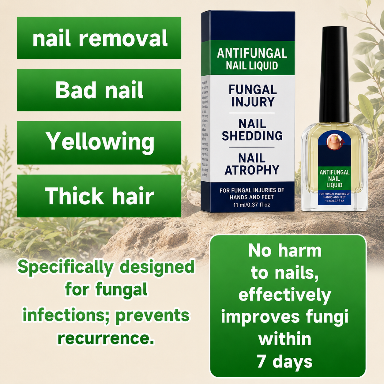 Maximum Strength Comprehensive Toenail Fungus Solution | Triple Action Formula Fights Fungus, Clears Yellow & Thick Nails, Fast Itch Relief.#DealsForYouDays