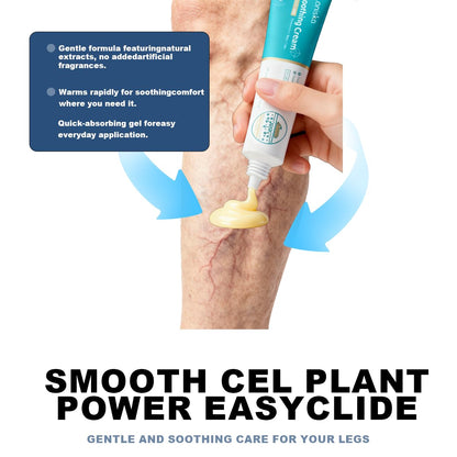 LANISKA Herbal Vein Care Cream for Legs & Shoulders, Botanical Massage Cream with Turmeric, Ginseng & Mugwort, Fast-Absorbing Moisturizing Formula for Daily Skin Care, 1 oz