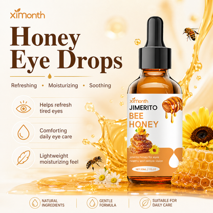 Jimerito Bee Honey Eye Drops – Moisturizing & Soothing Relief for Dry Eyes